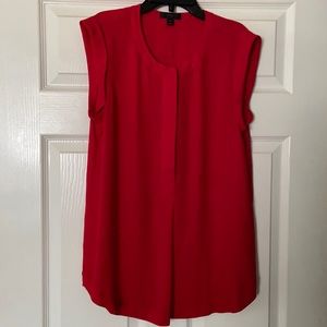 J cCrew Women’s Red Sleeveless Blouse